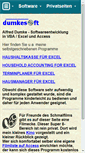 Mobile Screenshot of dumkesoft.de