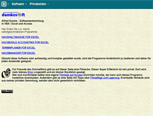 Tablet Screenshot of dumkesoft.de